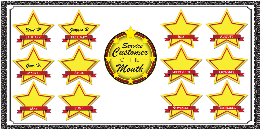Service Customer of the Month